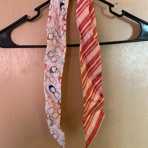 Coach silk scarf